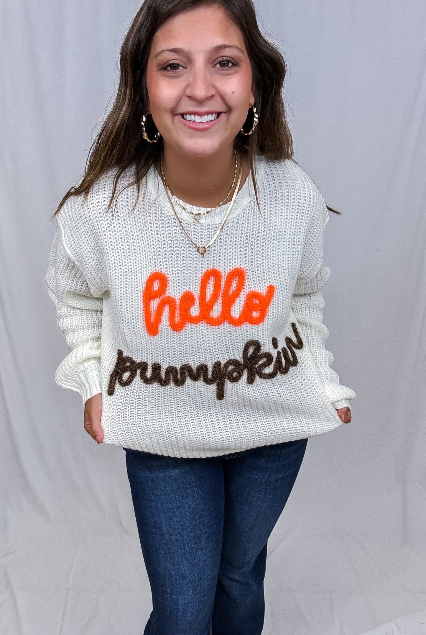 Hello Pumpkin Sweater