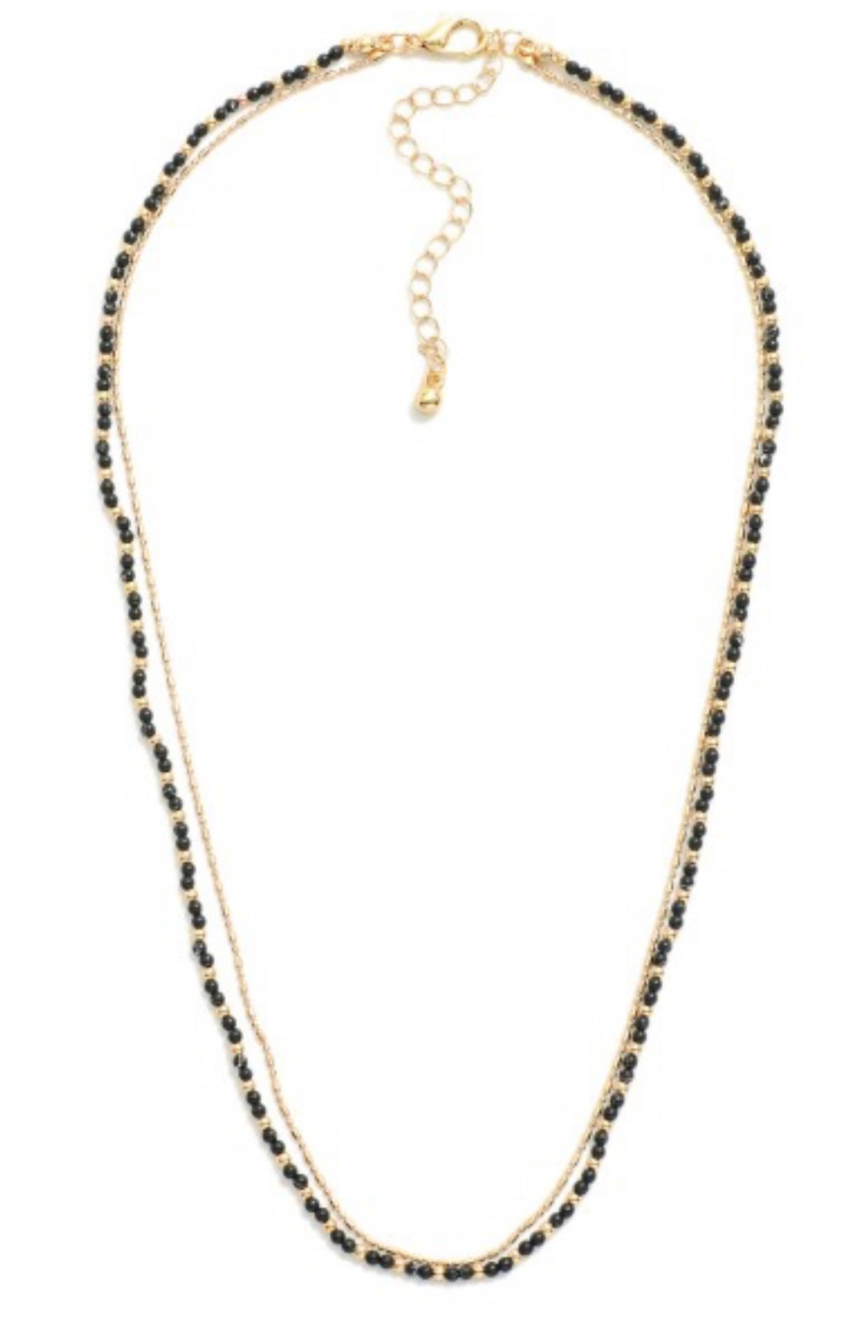 Black Bead Necklace
