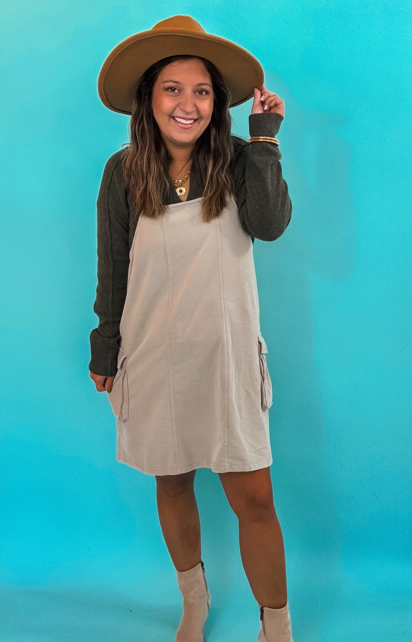 Millie Overall Dress