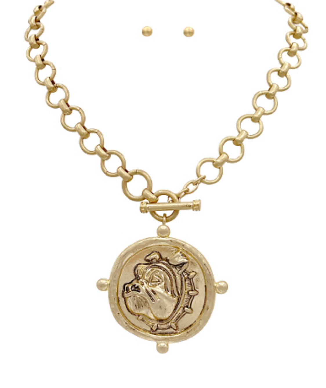 Bulldog Pendant Chain
