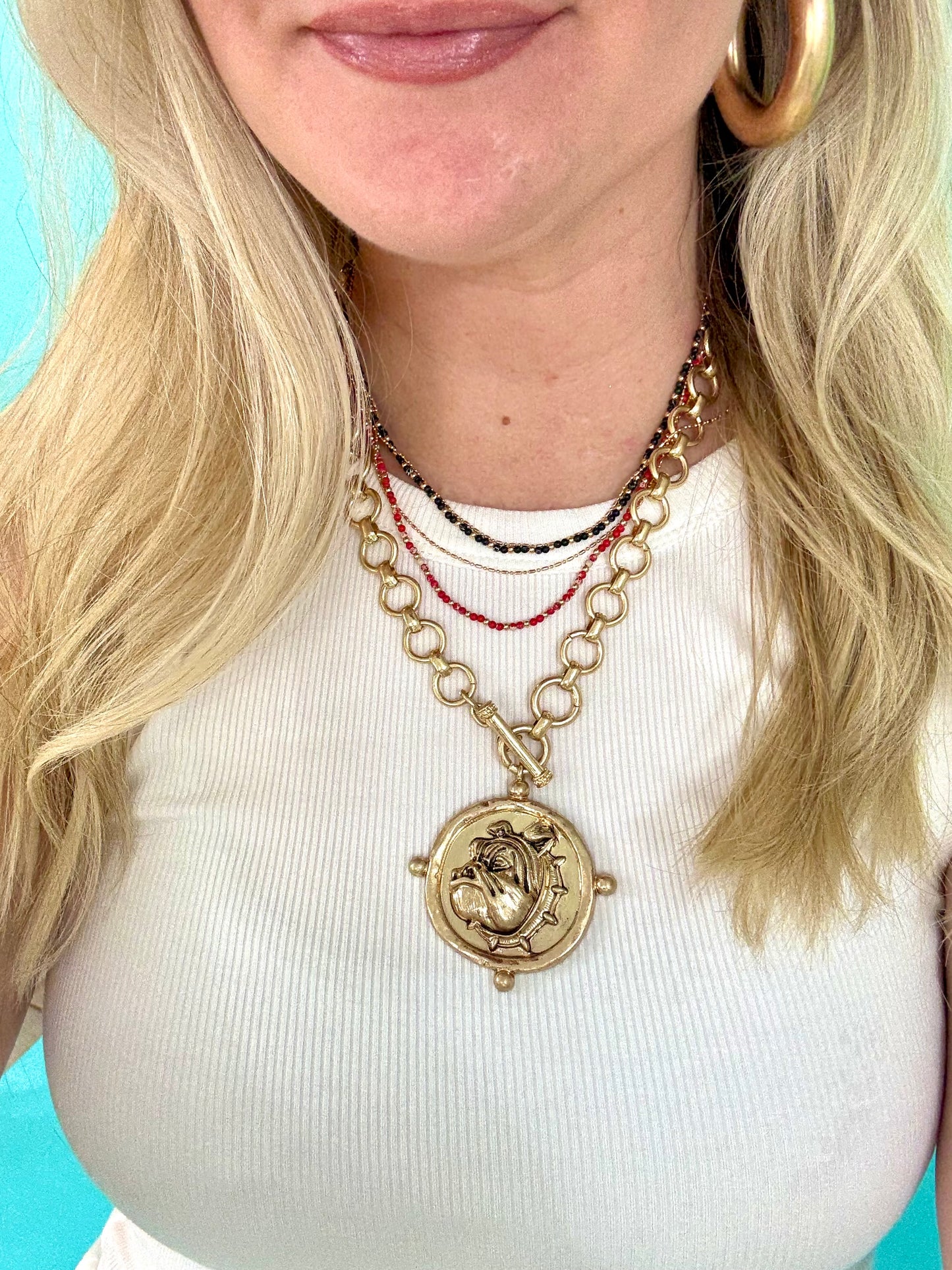 Red Bead Necklace