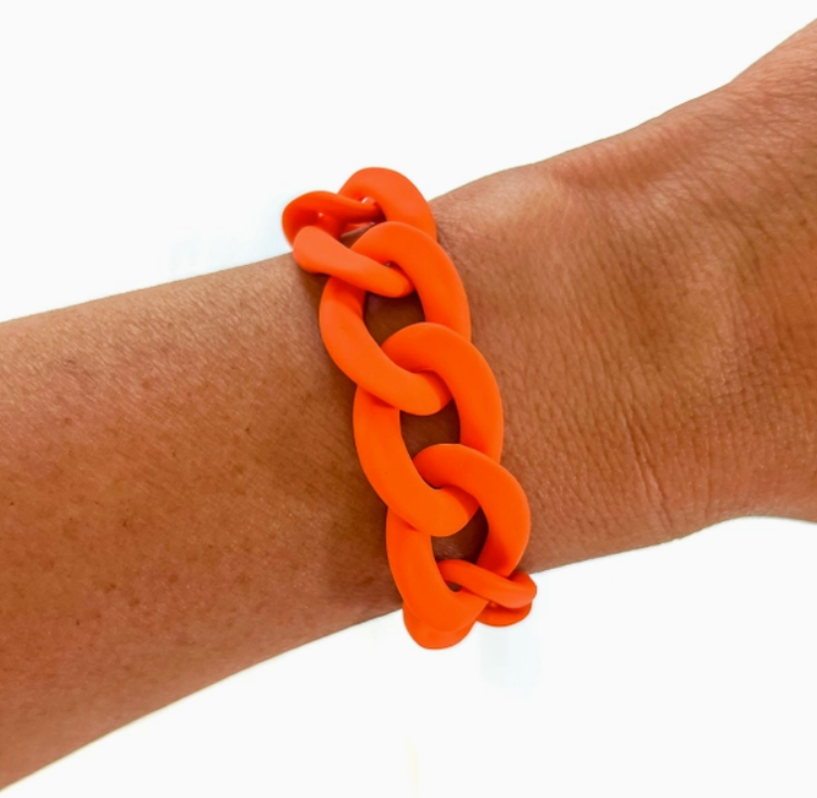 Chunky Acrylic Chain Bracelet