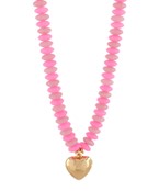 Pink Heart Necklace