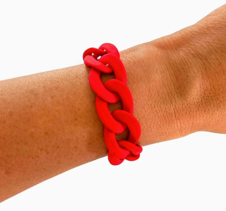 Chunky Acrylic Chain Bracelet
